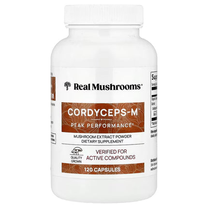 Real Mushrooms, Cordycep-M™, 120 Capsules
