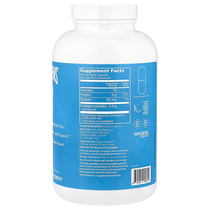 Vital Proteins, Collagen Peptides, 360 Capsules (550 mg per Capsule)