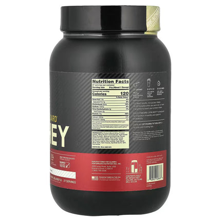 Optimum Nutrition, Gold Standard® 100% Whey, Cookies & Cream, 1.85 lb (837 g)