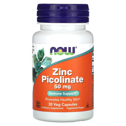 NOW Foods, Zinc Picolinate, 50 mg, 120 Veg Capsules