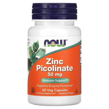 NOW Foods, Zinc Picolinate, 50 mg, 120 Veg Capsules
