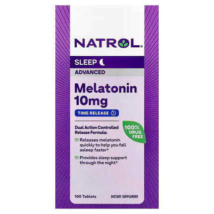 Natrol, Melatonin, Advanced, 100 Tablets